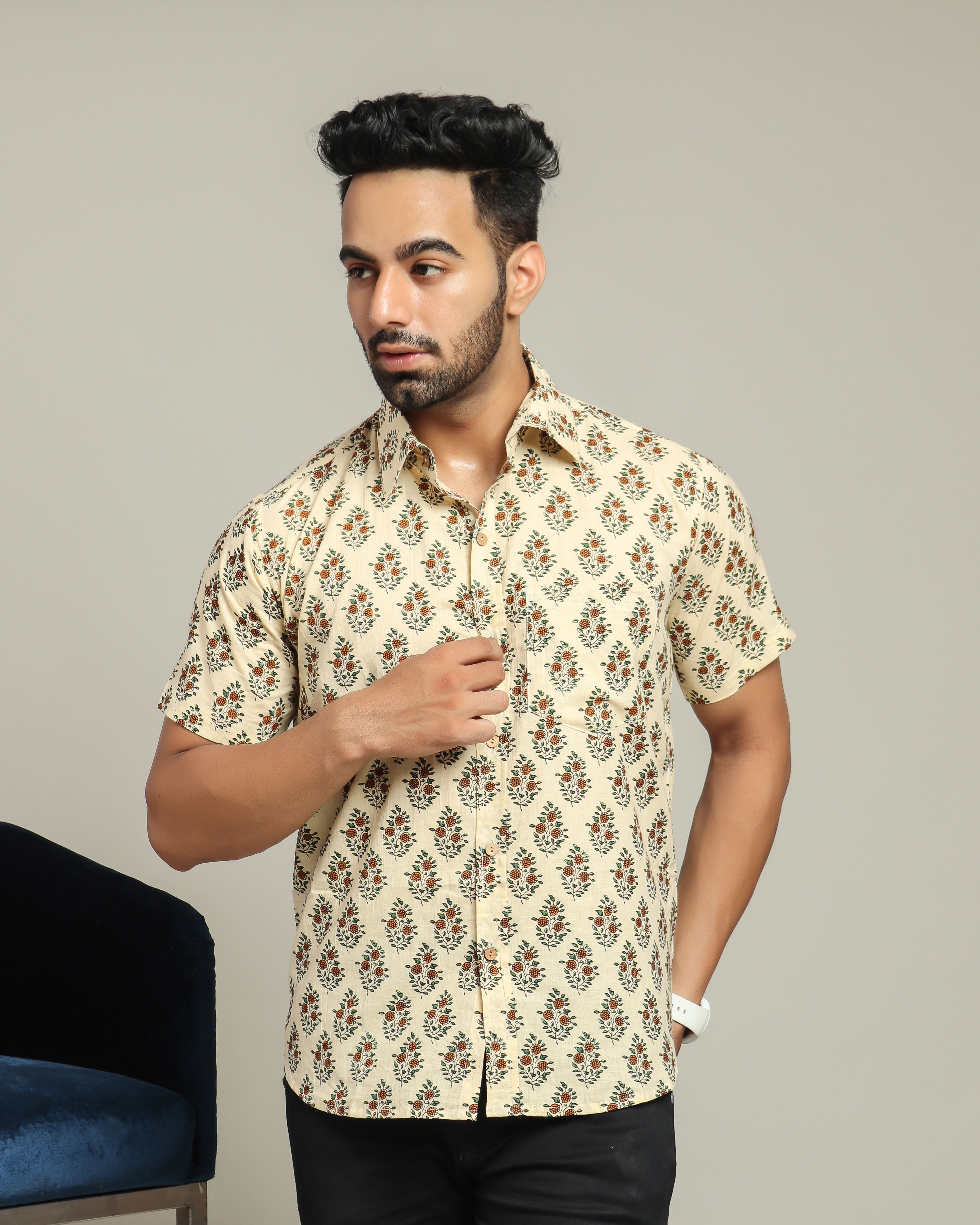 Bagru men shirt